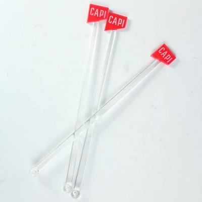 China Sustainable Custom Coffee Stirrers Good Quality Plastic Stirrer for sale