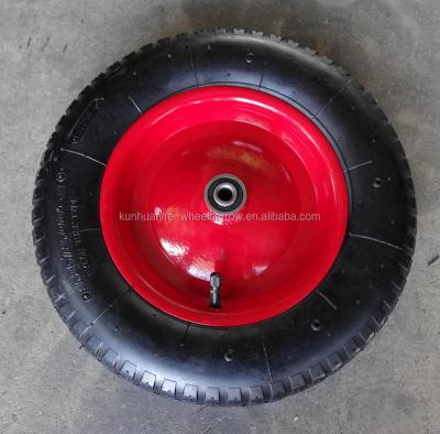 China high quality competitive price 13 inch metal rim 3.25/3.00-8 wheel barrow wheel 3.25-8/3.00-8 for sale