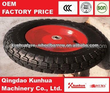 China On sale wheelbarrow hot 7 inch rubber wheel from China 3.50-8 for sale