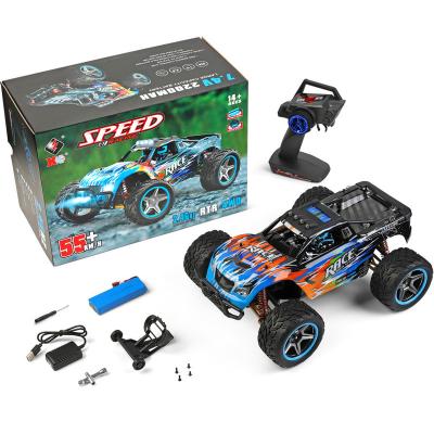 China WLToys New 1:10 Brushless Racing Cars Toys High Speed ​​RC Crawler 55km/h Brushless RC Monster Trunk for sale