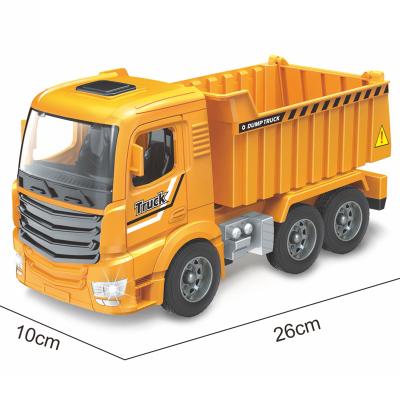 China 1:24 2.4G Remote Control Truck Radio Control Electric Truck Toys Obstacle Avoidance Dumping Engineering Truck Car for sale