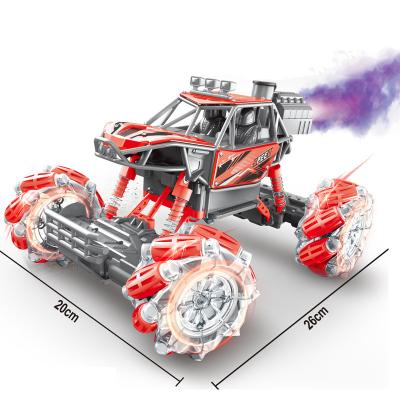 China With Lights and Music 1/14 Alloy Watch Control Radio Control Climbing Car with Light and Music RC Spray Car Toy for sale