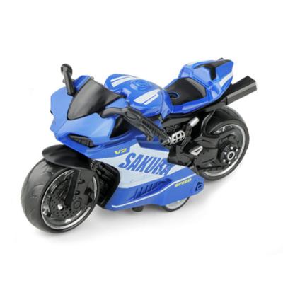 China Friction toy 1:36 Ducati alloy pull back motorcycle children's toy car simulation alloy motorcycle model for sale