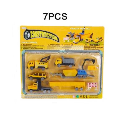 China Friction Toy Alloy Engineering Car Toy Set Children Big Crane Mini Excavator Aircraft Boy Sliding Car Model for sale