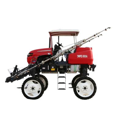 China 3WPZ-500 Universal Pump Tractor Pressure Turbine Sprayer / Self Propelled Boom Sprayer with AC Cabin for sale