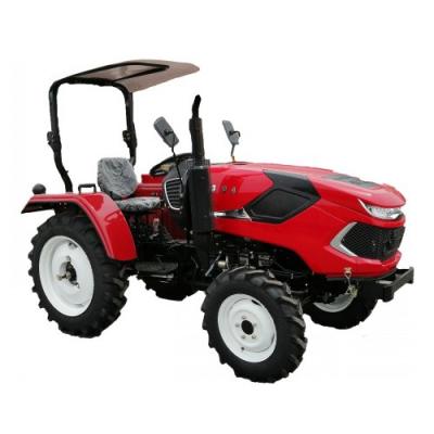 China Cultivate mini ty304 354 4wd 4x4 wheeled cheap equipment agricultural machinery tractor farm tractor with front loader and rear hoe for sale