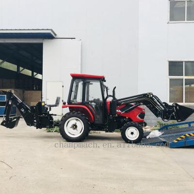 China Factory Condition New And Use Farm Tractor 40hpTractors With Front End Loader And Rear Hoe for sale