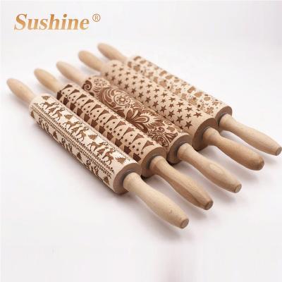 China New Stocked Arrive Wooden Engraved Embossing Pin Set Amazing Cheap Prices for sale