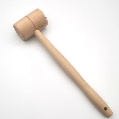 China Sustainable High Quality Kitchen Wooden Mallet With Handle Chipping Hammer for sale