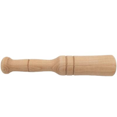 China Durable Factory Customized Garlic Press Stored In Beech Wood Spices Pestle for sale