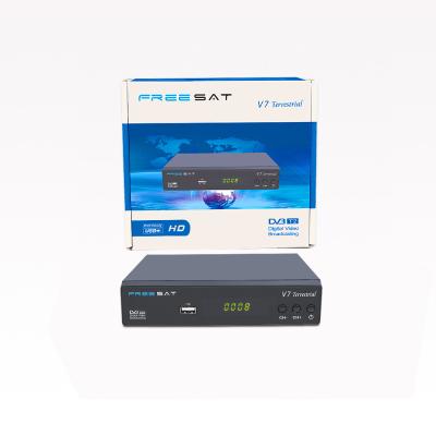 China FREESAT V7 Terrestrial DVB-T/T2 1080P Full HD satellite receiver support LCN for sale