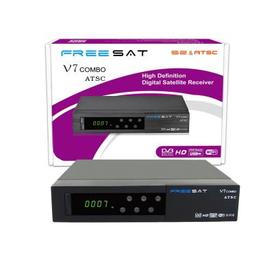 China Freesat V7 combo New  for USA/Mexico/Canada  ATSC DVB-S2 Digital tv Converter DVB-S2/ATSC Set Top Box for sale