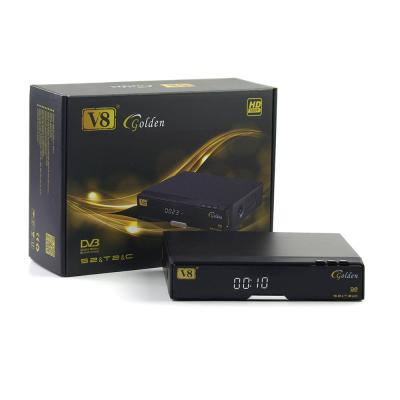 China DLNA V8Gloden HD freesat set top box internet sharing biss patch support receiver for sale