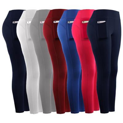 China 2021 Antibacterial Popular Workout Colorful Woman Customize Leggings With Pockets for sale