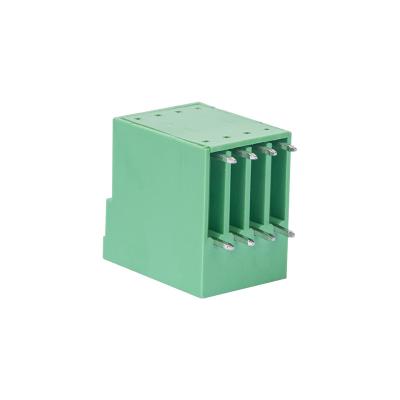 China 8 Pin Pluggable Strip Screw Receptacle PCB Electrical Connector Terminal Block Wire To Board Connector 3.81 mm YJ15EDGRH/3.81 for sale