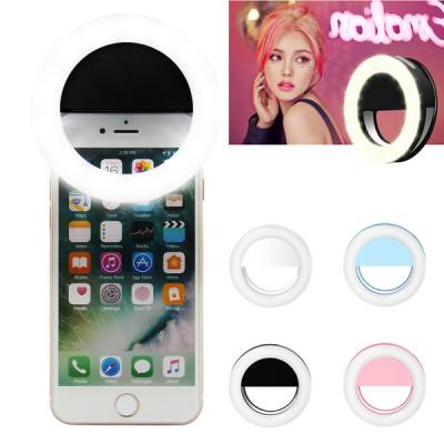 China Customized Promotional Logo Selfie Light Selfie Ring Light Photography For Mobile Phone IST-SL14 for sale