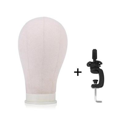 China Inflatable Mannequin Head For Wig Making 21/22/23/24 Inch Canvas Model Head for sale