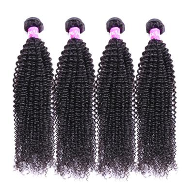 China 4Bundles 9A Grade Cuticle Natural Raw Human Kinky Curly Short Afro Virgin Hair Barely Shedding Kinky Curly Indian Hair Extensions Barely Soft Thick Shedding for sale