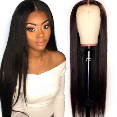 China 360 Full Lace Wig 180 Density Brazilian Straight Hair Frontal Wig For Virgin Brazilian Hair Full Color Wig Women Straight Hair Glueless Lace Wigs for sale