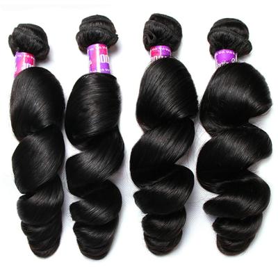 China Wholesale 10a Loose Wave Unprocessed Malaysian Curly Hair Bundles Cuticle Aligned Malaysian Hair Bundles 100% Free Sample 100% Wave for sale