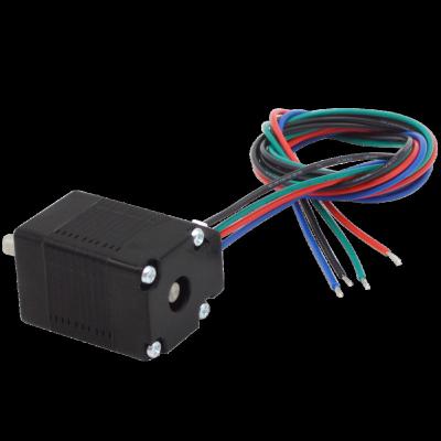 China Automation Industry Kits CNC 0.6A Stepper Motor Black Hybrid High Torque Industrial Stepper Motor for sale