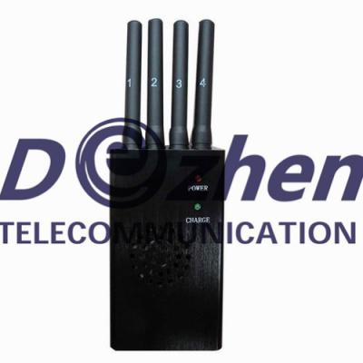 China Portable High Power 3G 4G Cell Phone Jammer with Fan (CDMA GSM DCS PCS 3G 4G wimax) for sale