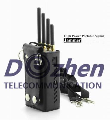 China High Power Portable Signal Jammer for Cell Phone (CDMA GSM DCS PCS 3G) for sale