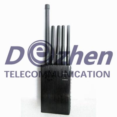 China Lojack 3G Cell Phone Signal Jammer 3W Total Output Power With AC Charger for sale