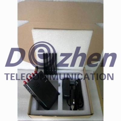 China Pocket Size Mobile Phone Signal Jammer With 4000mAh Built - In Battery for sale