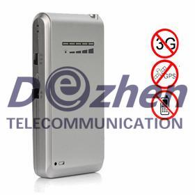 China New Cellphone Style Mini Portable Cellphone 3G & GPS Signal Jammer for sale