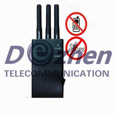 China 5-Band Portable GPS & Cell Phone Signal Jammer for sale