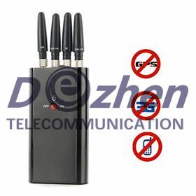 China Portable Full-function Cell Phone & GPS Jammer for sale