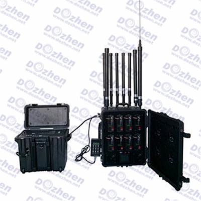 China Portable RCIED DDS Max 8 Band 800W Mobile Phone Signal Jammer,Bomb Jammer for sale