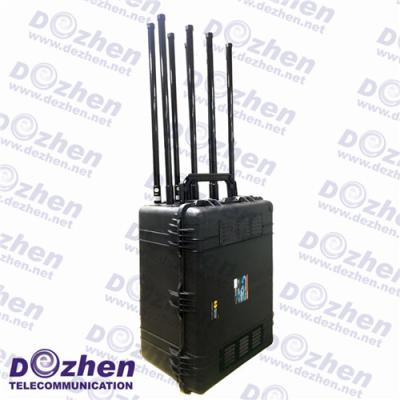 China Waterproof 80-350 Watt Military Units Prison Jammer wifi signal jammer for sale