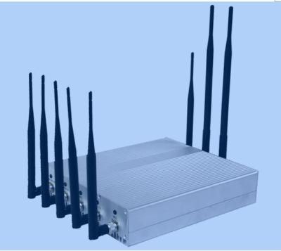 China Desktop 8 Channel Mobile Jammer Device CDMA / GSM Signal Jammer for sale