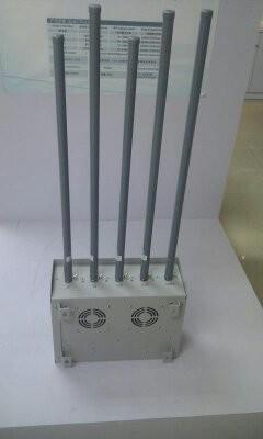 China CDMA / GSM High Power Signal Jammer , Wifi Signal Jammer With 5 Omni Antennas for sale