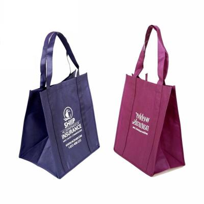 China Eco Printing Cheap Oversized Custom Nonwoven Fabric Reusable Tote Shopping Bag for sale