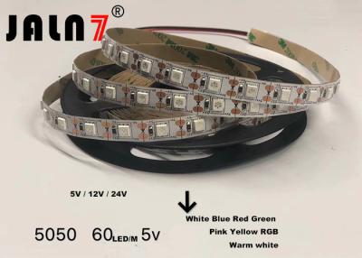 China SMD 5050 Waterproof Color Changing Led Strip Lights Customized Length for sale