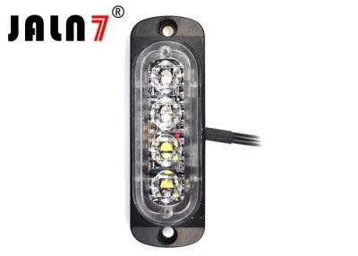 China 4LEDS Warning Vehicle Strobe Light Bar / Red And White Emergency Light Bar for sale