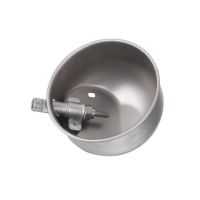 China Hot Farms China Factory Turned Edge Stainless Steel Pig Cow Drinking Bowl for sale