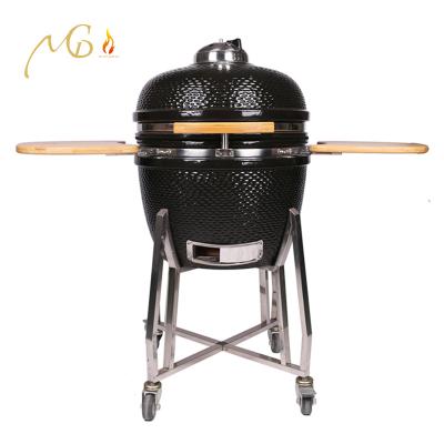 China Large Kamado Charcoal BBQ Grill Adjustable Height 24inch MCD Excellent Quality For Outdoor Pizza Baking Oven for sale