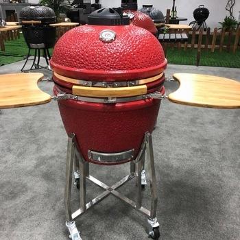 China High Quality Adjustable Classic Type Ceramic Charcoal Kamado Grill BBQ Grill Size 22inch MCD Grill for sale