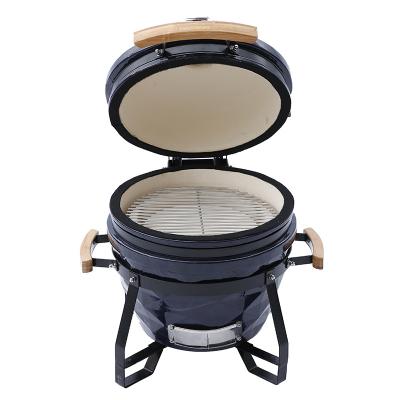 China Easily Collected MCD China Supplier 15 Inch Portable Ceramic BBQ Grill Smoker Kamado Grill for sale