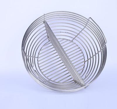 China Easily Cleaned Stainless Steel Charcoal Basket with Medium Metal Plate Used for Kamado Ceramic BBQ Grill BBQ Accessories for sale