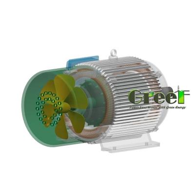 China Wind / Water Turbine 50kW 350rpm Free Power Permanent Magnet Generator , Long Service Life Low Speed ​​Alternator for sale