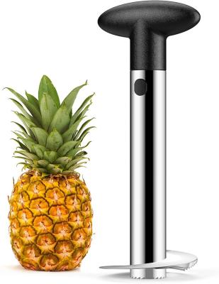 China Viable Kitchen Accessories Stainless Steel Hollow Pineapple Punch and Slicer Tool Pineapple Rings Cutter for Easy Core Removal and Slicing for sale