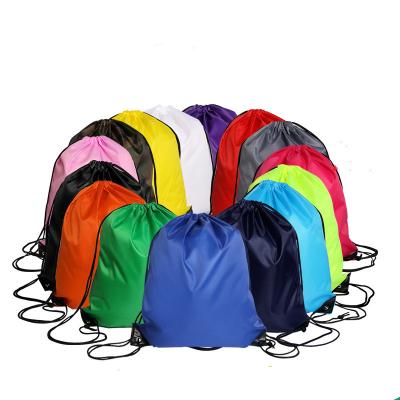 China Waterproof Polyester Drawstring Backpack String Bags Portable Durable Backpack For School, Home, Travel, Sports&Large Storage for sale