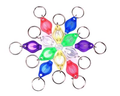 China Promotion Gift Customzied 395-400nm Wavelength UV Purple LED Flashlight Key Chain for sale