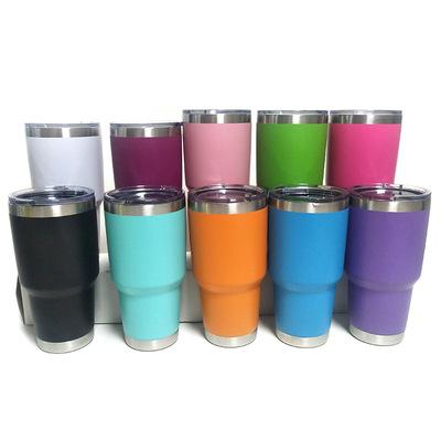 China PORTABLE Custom Embossed Tumbler Coffee Thermo Metal Stainless Steel Cups Mug Insulated for sale