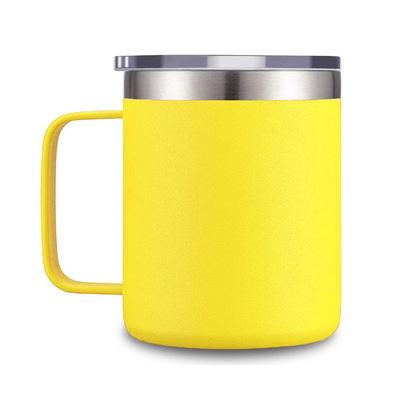 China 304 Stainless Steel Double Wall Sustainable Coffee Mugs With Handles Tumbler Camping Coffee Mug for sale